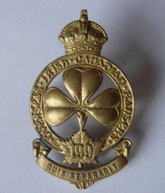 image of the Cap Badge for 199th Bn