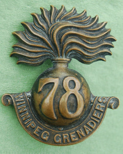 image of 78th Bn Cap Badge